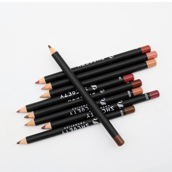 Waterproof Long Lasting Lip Liner Pencil, 12pcs Matte Lip Liner Set, Natural Lip Color Tinted Lip Liner Pen, Girls And Women Makeup Accessories For All Occasions