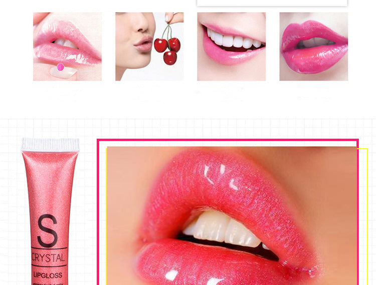 SR Hose Water-sensing Lip Gloss With Pearlescent Gold Moisturizing Temptation Lip Gloss