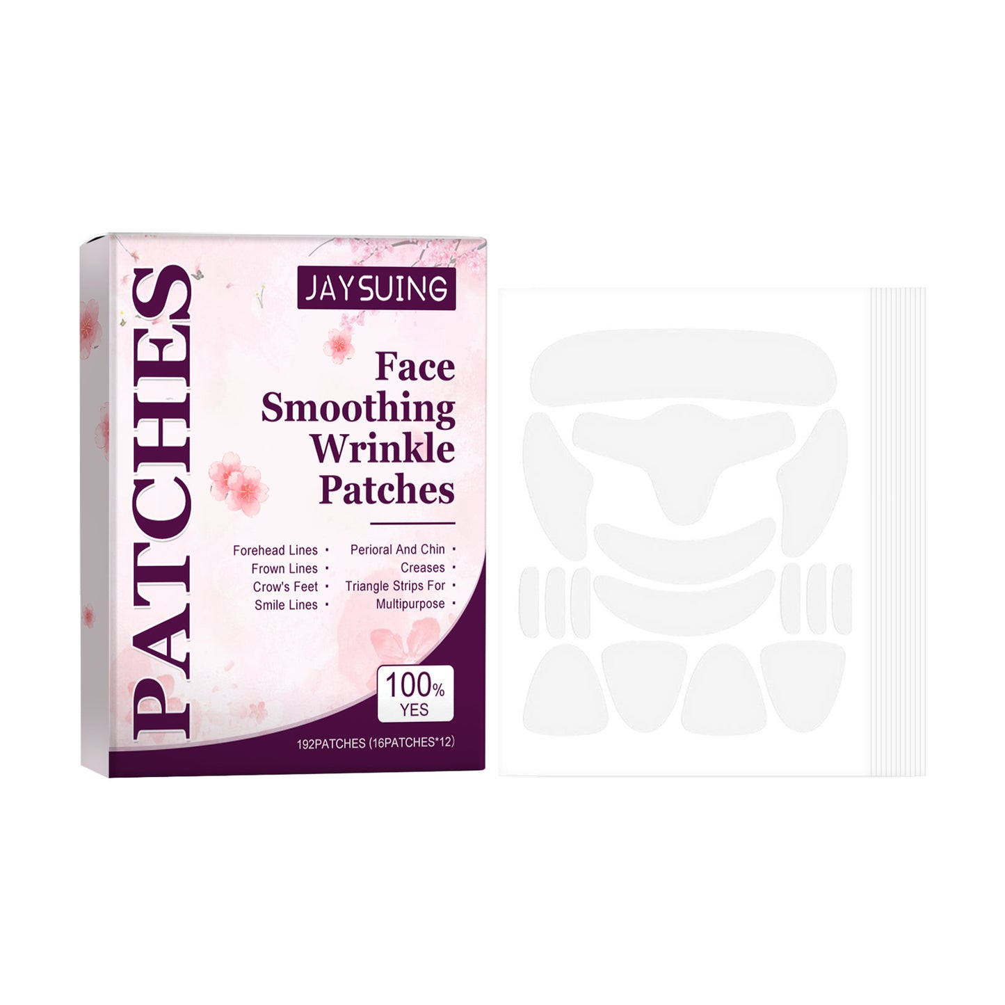 Facial anti wrinkle patch deeply nourishes the skin